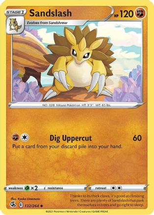Sandslash - SWSH08: Fusion Strike #132