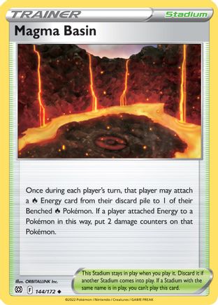 Magma Basin - SWSH09: Brilliant Stars #144