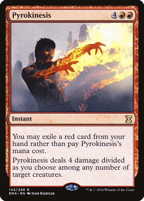 Pyrokinesis - ema Eternal Masters - #143