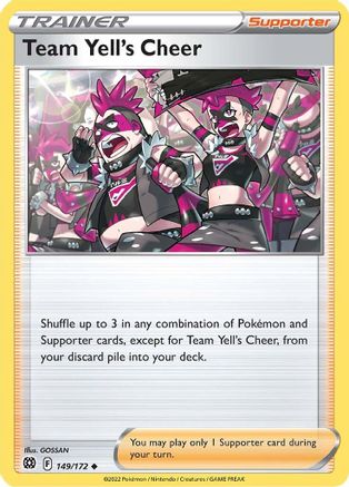 Team Yell's Cheer - SWSH09: Brilliant Stars #149