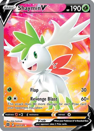 Shaymin V (Full Art) - SWSH09: Brilliant Stars #152