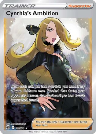 Cynthia's Ambition (Full Art) - SWSH09: Brilliant Stars #169