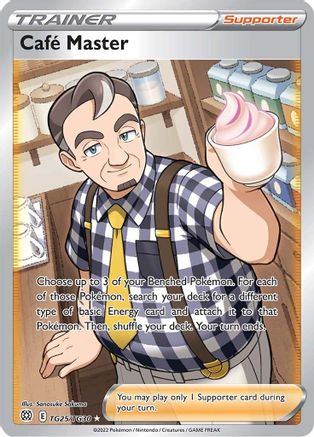 Cafe Master - SWSH09: Brilliant Stars Trainer Gallery #TG25