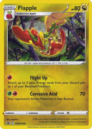 Flapple - SWSH189 - SWSH: Sword & Shield Promo Cards #SWSH189