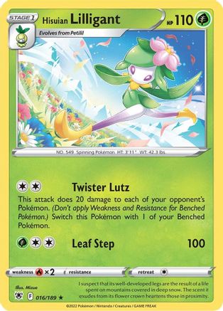 Hisuian Lilligant - SWSH10: Astral Radiance #016