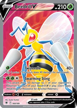 Beedrill V (Full Art) - SWSH10: Astral Radiance #160