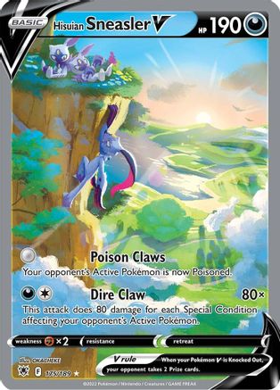 Hisuian Sneasler V (Alternate Full Art) - SWSH10: Astral Radiance #175