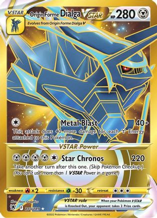 Origin Forme Dialga VSTAR - 210/189 (Secret) - SWSH10: Astral Radiance #210