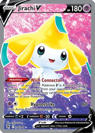Jirachi V (Full Art) - SWSH10: Astral Radiance #170