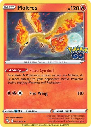 Moltres - Pokemon GO #012