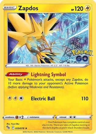 Zapdos - Pokemon GO #029