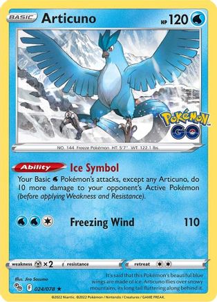 Articuno - Pokemon GO #024
