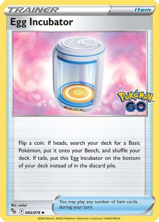 Egg Incubator - Pokemon GO #066