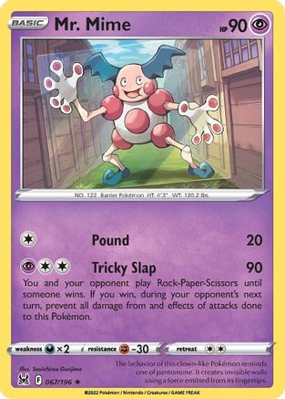 Mr. Mime - SWSH11: Lost Origin #067