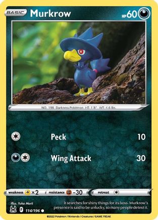 Murkrow - SWSH11: Lost Origin #114