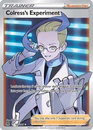 Colress's Experiment (Full Art) - SWSH11: Lost Origin #190
