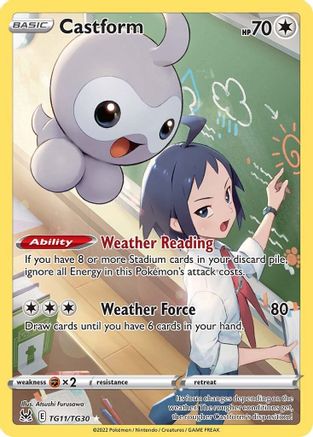 Castform - SWSH11: Lost Origin Trainer Gallery #TG11
