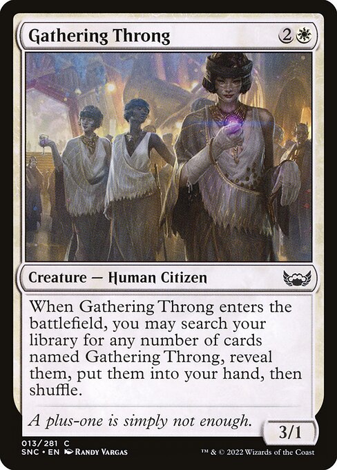 Gathering Throng - (snc-13) - Near Mint