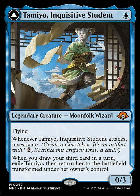 Tamiyo, Inquisitive Student // Tamiyo, Seasoned Scholar — MH3 — 242