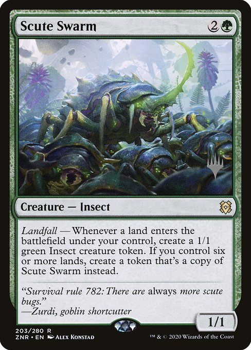 *Foil Scute Swarm — PZNR — 203p