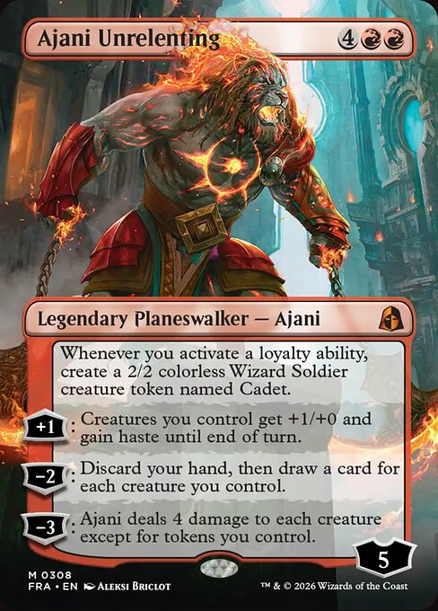 Ajani Unrelenting - fra Reality Fracture - #308