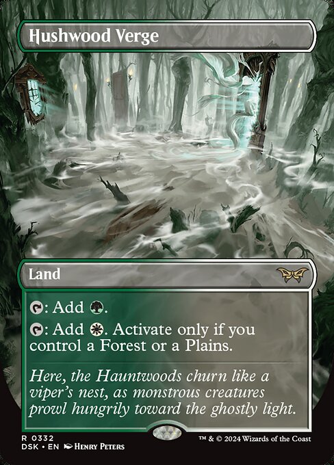 Hushwood Verge - (dsk Duskmourn: House of Horror-332)