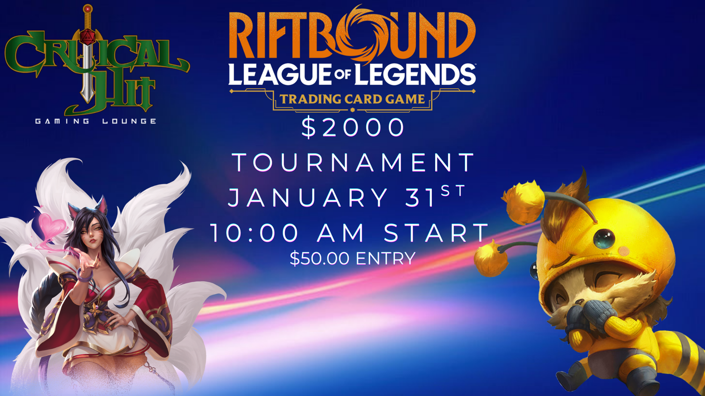 Riftbound 2K Tournament - January 31st 2026