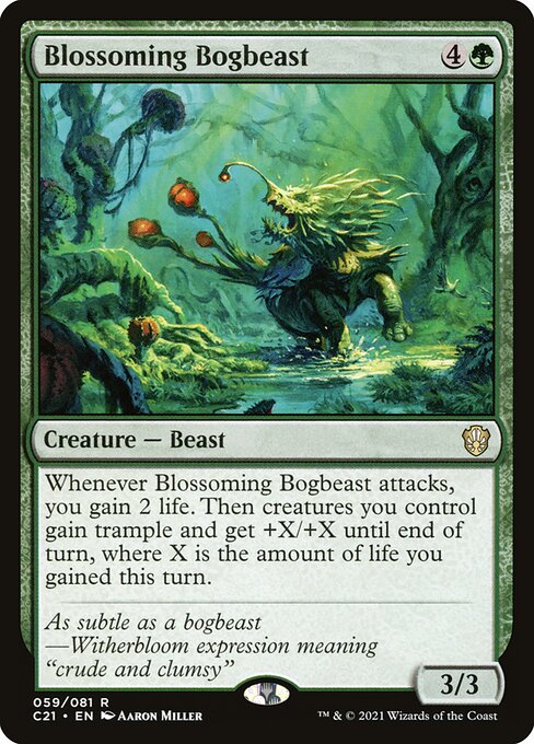 Blossoming Bogbeast - (c21 Commander 2021-59) - Near Mint