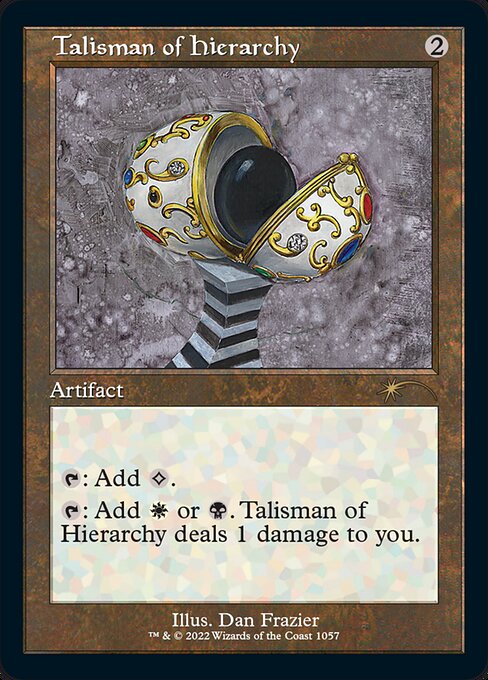 *Foil Talisman of Hierarchy — SLD — 1057
