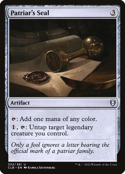 Patriar's Seal — CLB — 332