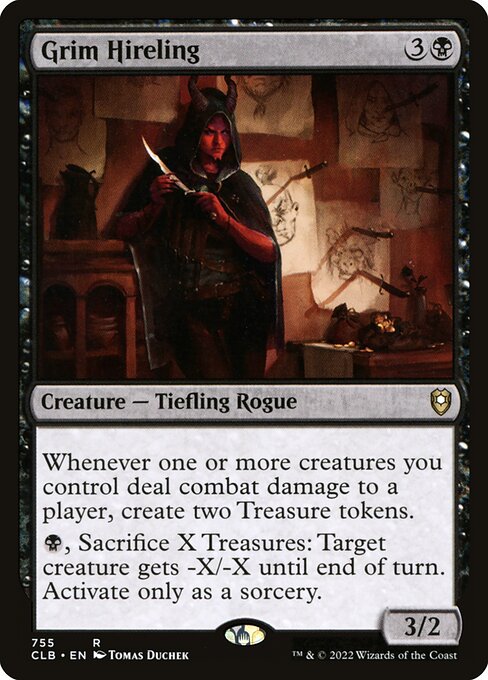 Grim Hireling - (clb Commander Legends: Battle for Baldur's Gate-755)