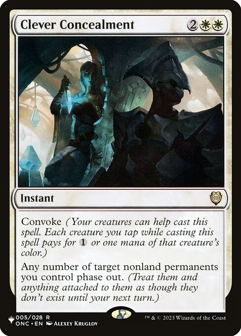 Clever Concealment — PLST — ONC-5