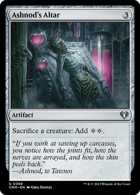 *Foil Ashnod's Altar — CMM — 368