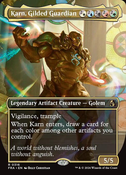 Karn, Gilded Guardian - fra Reality Fracture - #316