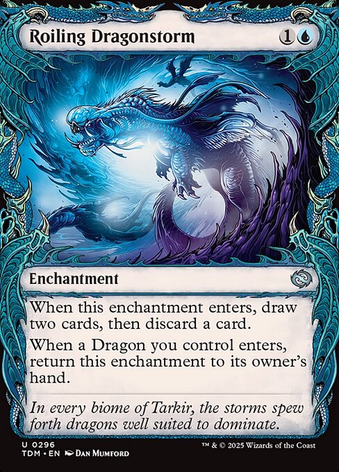 *Foil Roiling Dragonstorm — 296