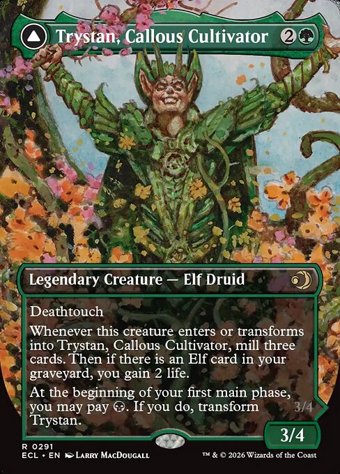 Trystan, Callous Cultivator // Trystan, Penitent Culler — ecl — 291
