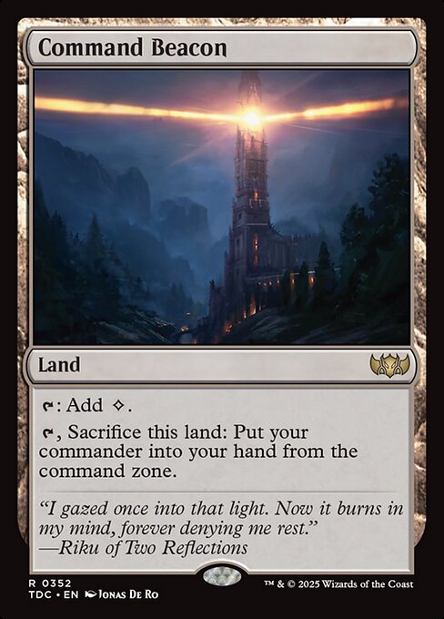 Command Beacon - (tdc Tarkir: Dragonstorm Commander-352)