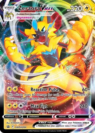 Zeraora VMAX - SWSH264 - SWSH: Sword & Shield Promo Cards #SWSH264