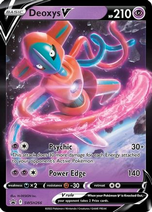 Deoxys V - SWSH266 - SWSH: Sword & Shield Promo Cards #SWSH266