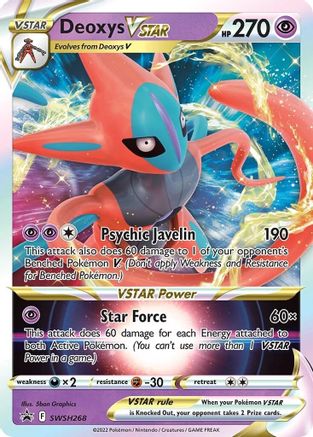 Deoxys VSTAR - SWSH268 - SWSH: Sword & Shield Promo Cards #SWSH268