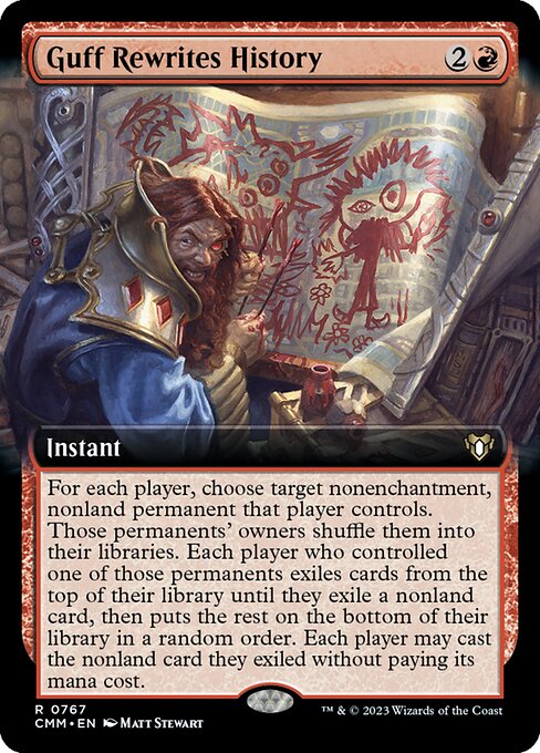 Guff Rewrites History - cmm Commander Masters - #767