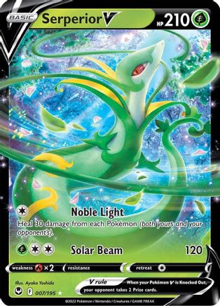 Serperior V - SWSH12: Silver Tempest #007