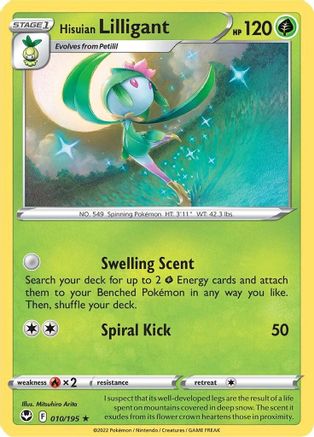 Hisuian Lilligant - SWSH12: Silver Tempest #010