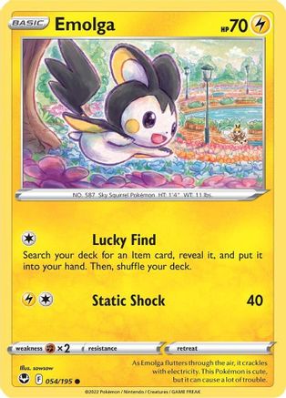 Emolga - SWSH12: Silver Tempest #054