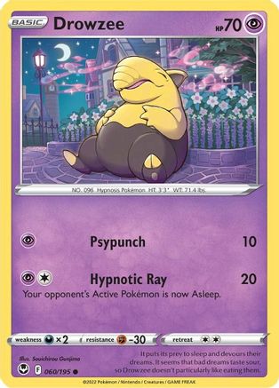 Drowzee - SWSH12: Silver Tempest #060