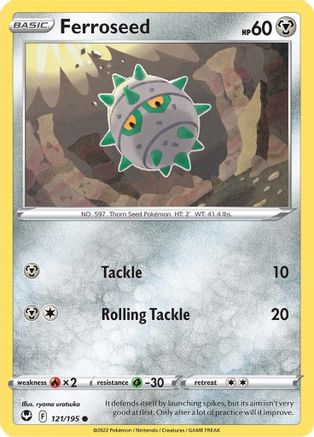 Ferroseed - SWSH12: Silver Tempest #121