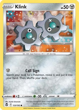 Klink - SWSH12: Silver Tempest #123