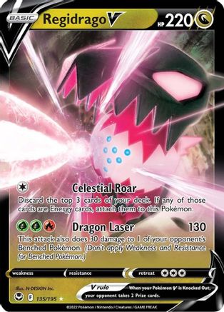 Regidrago V - SWSH12: Silver Tempest #135