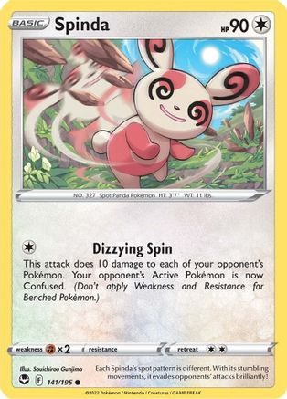 Spinda - SWSH12: Silver Tempest #141