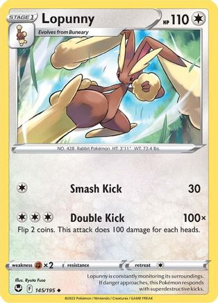 Lopunny - SWSH12: Silver Tempest #145